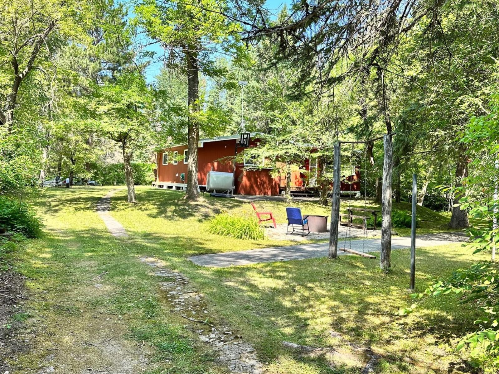 Big Whiteshell Back Lot Cottage for Sale with Dock at Waters Edge