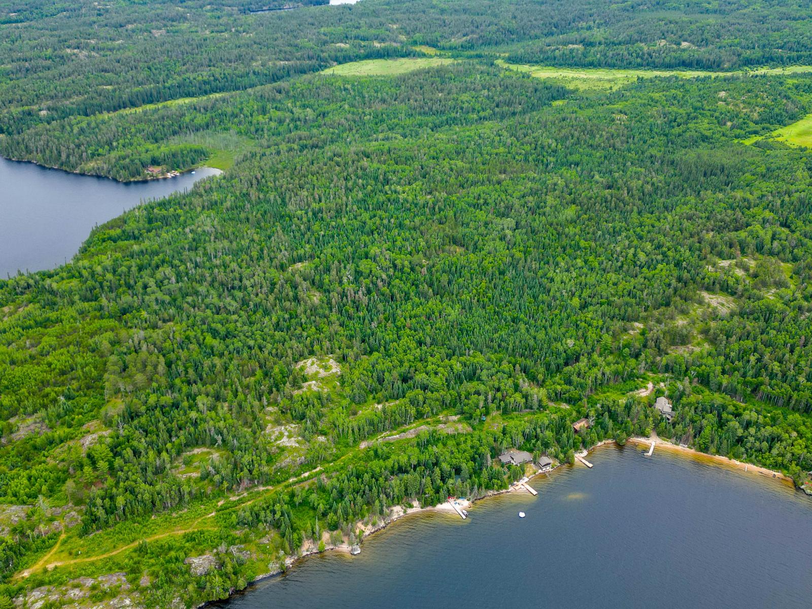 Vacant Lakefront Lot West Hawk Lake 49.27 Acres View of Lake