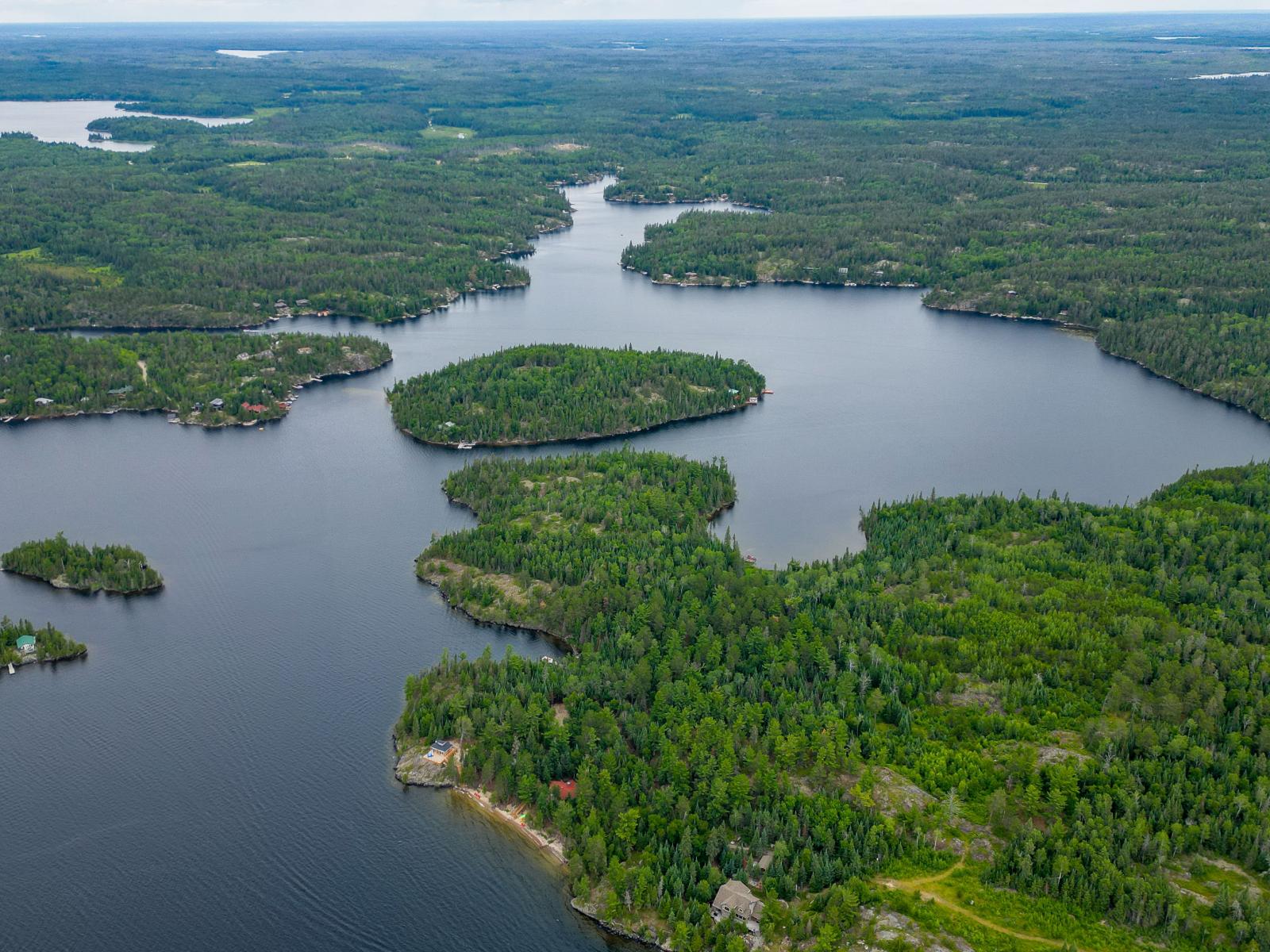 Vacant Lakefront Lot West Hawk Lake 49.27 Acres View of Lake