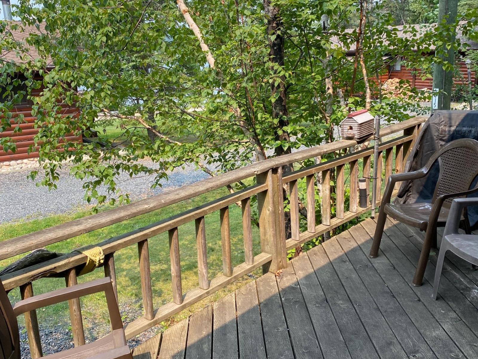 View off Deck  - Green Bay Resort Cabin 10