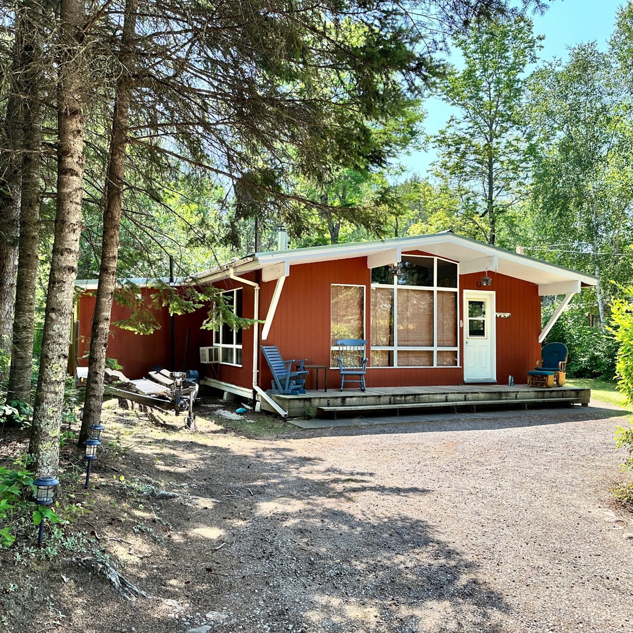 Big Whiteshell Back Lot Cottage for Sale with Dock at Waters Edge Falcon Realty