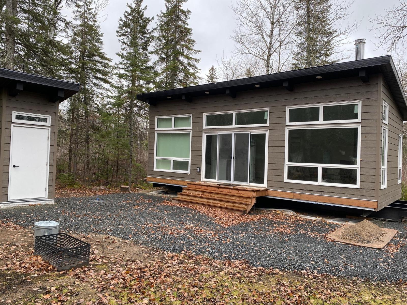 Big Whiteshell Cottage for Sale with Water Access - Guest Cabin Front View
