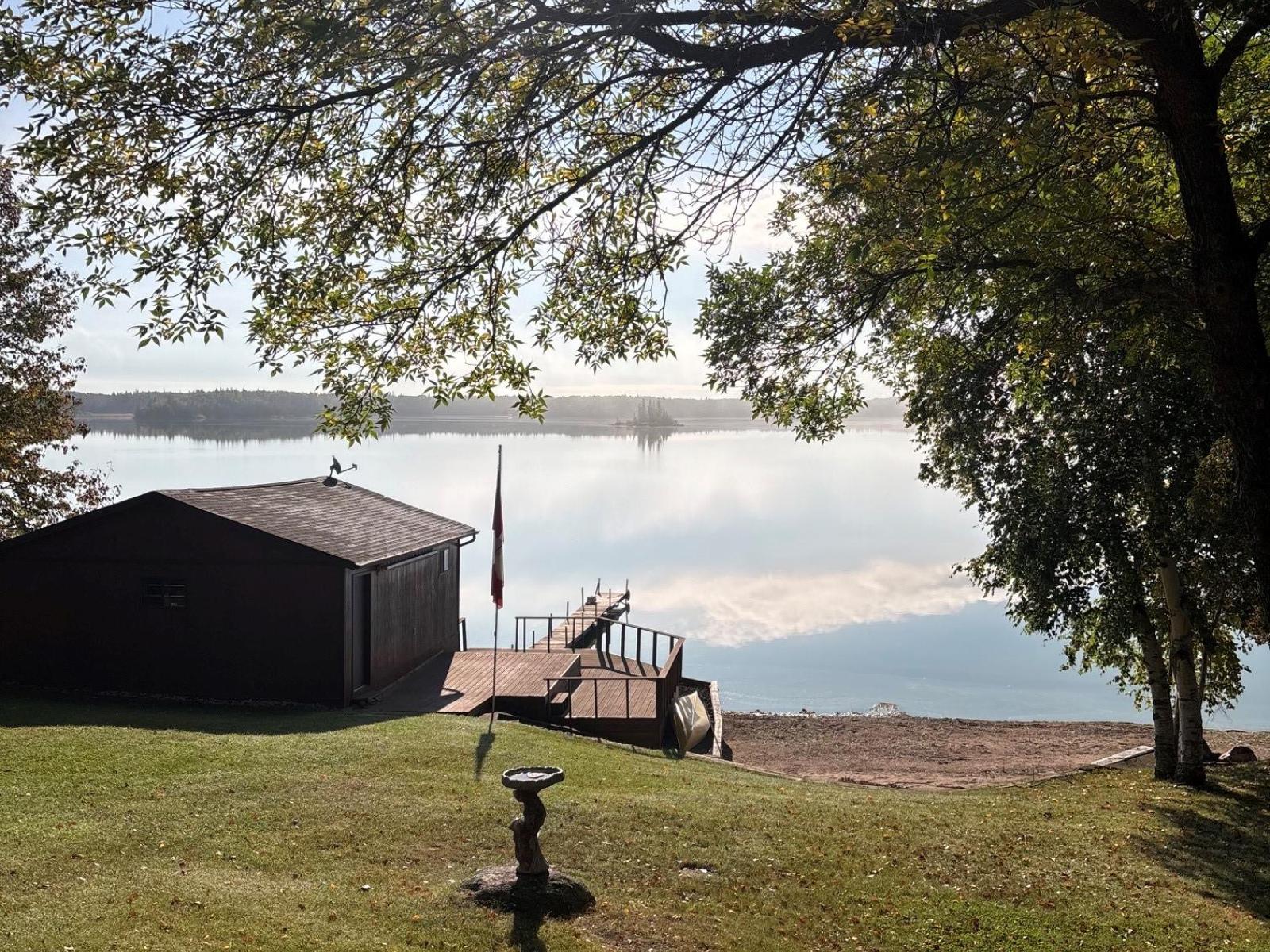 Caddy Lake Lot 2 Front View  - Boathouse
