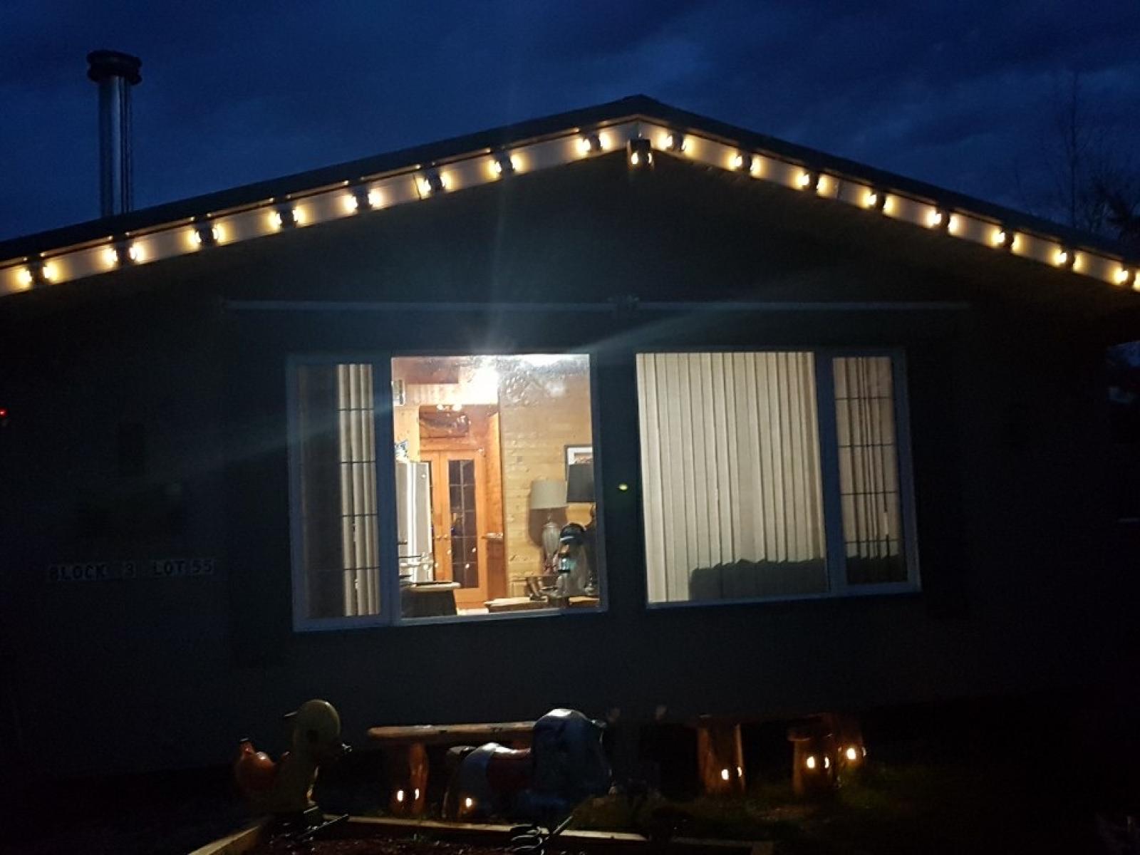 Solar Night Lighting Hot Tub Room Brereton Lake Back Lot for Sale